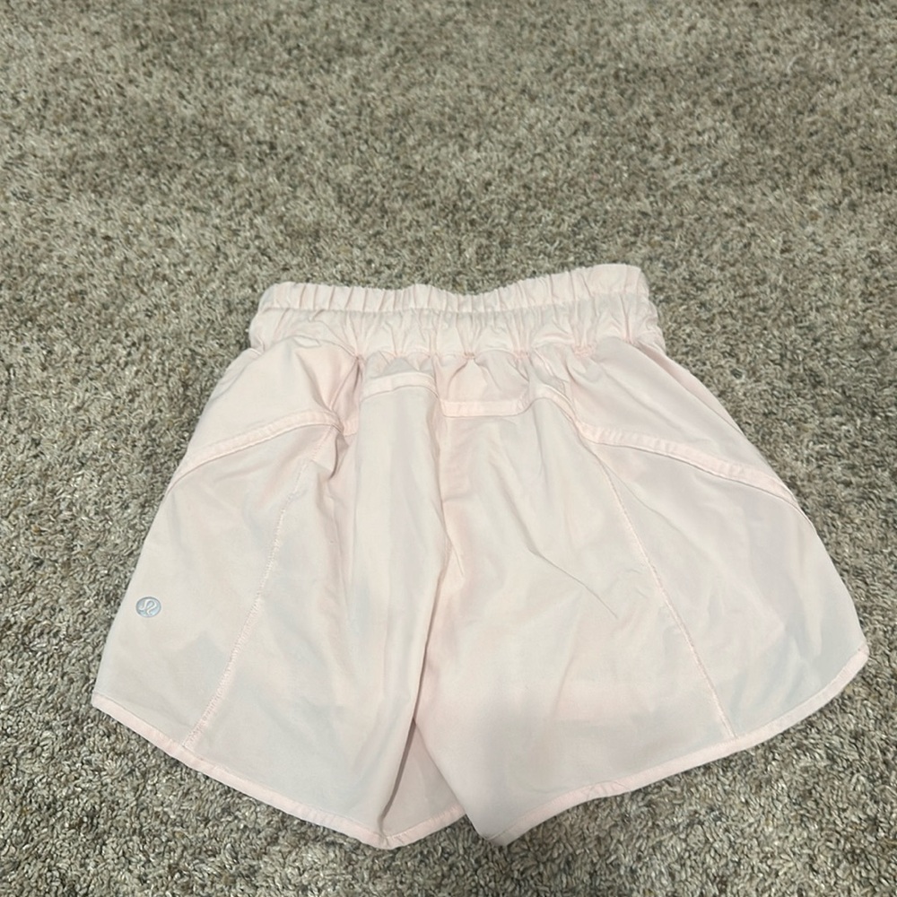 Lululemon Swift Fabric High-Rise Lined Running Track Shorts, 5 inch, size 2.